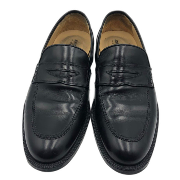 Johnston & Murphy Men\'s Black Leather Business Dress Slip On Shoes Size 8.5M E7 main image 6